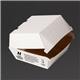 Notpla 5" Clamshell Burger Boxes - White (200 Pack)