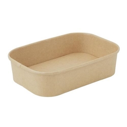 Fiesta Recyclable Rectangular Food Containers 500ml (300 Pack)