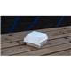 Notpla 5" Clamshell Burger Boxes - White (200 Pack)