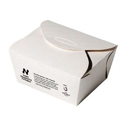 Notpla Small Takeaway Boxes 800ml - White (500 Pack)
