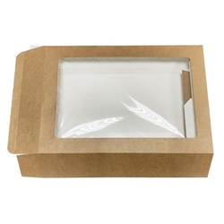 Fiesta Recyclable Platter Box with PET Window Large (25 pack)