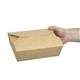 Colpac Recyclable Kraft Microwaveable Food Boxes 1950ml / 68oz (200 pack)