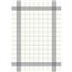 Dunisoft Towel Napkin Grey Check 38x54cm (250 Pack)
