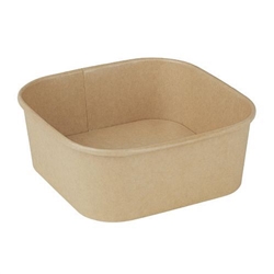 Fiesta Recyclable Square Container Bases 1200ml (300 Pack)