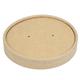 Colpac Recyclable Kraft Microwavable Soup Cup Lids 450ml (500 pack)