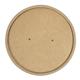 Colpac Recyclable Kraft Microwavable Soup Cup Lids 450ml (500 pack)
