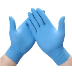 Blue Nitrile Gloves Box 100 Medium (Case of 10)