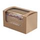 Colpac Compostable Kraft Sandwich Packs With PLA Window (500 pack)