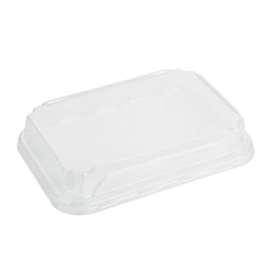 Fiesta Recyclable PET Lids for No. 3 Sushi Trays (300 Pack)