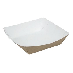 Colpac Compostable Kraft Food Trays Medium 148mm (500 pack)