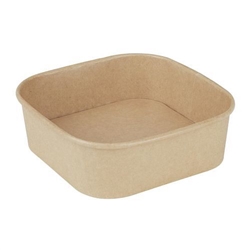 Fiesta Recyclable Square Container Bases 1000ml (300 Pack)