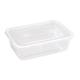Fiesta Recyclable Plastic Microwavable Containers with Lid Medium 650ml (250 Pack)