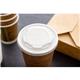 Vegware Compostable Hot Food Pot Flat Lids 170ml / 6oz and 230ml / 8oz