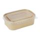 Fiesta Recyclable PET Lids for Rectangular Containers (300 Pack)