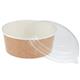 Colpac Recyclable Kraft Salad Pots With Lid Small 700ml (150 pack)