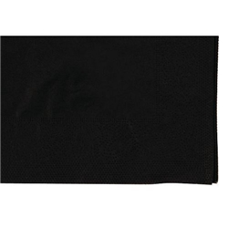 Swantex Cocktail Napkin Black 25x25cm 2ply 1/4 Fold (8 Pack)