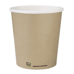 Fiesta Compostable Coffee Cups Single Wall 8oz (50 Pack)