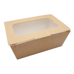 Huhtamaki Taste Small Food to Go Box With Window (360 Pack)