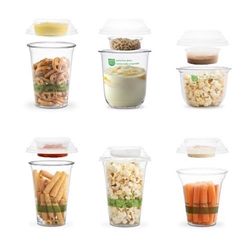 Vegware Combo Lid for Cold Cups and Bella Pots 96-Series (1000 pack)