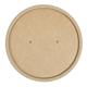 Colpac Recyclable Kraft Microwavable Soup Cup Lids 8oz and 12oz (500 pack)