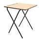 Titan Folding Exam Desk MDF Edge 600x600x720mm Beech KF78654