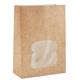 Colpac Recyclable Paper Sandwich Bags With Window Kraft (250 pack)
