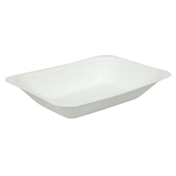 Vegware Compostable Bagasse Chip Trays 175mm (500 pack)