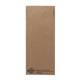 Europochette Classic Size Kraft Brown Cutlery Pouch with Kraft 2ply Napkin (500 pack)