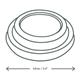 Vegware 62-Series CPLA Hot Cup Lid - 4oz (2000 Pack)