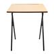 Titan Folding Exam Desk MDF Edge 600x600x720mm Beech KF78654