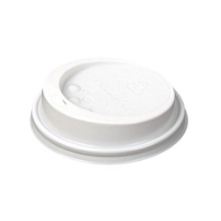 White Lid To Fit 225ml Huhtamaki Hot Cup (1000 Pack)