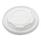 Vegware Compostable Hot Food Pot Flat Lids 170ml / 6oz and 230ml / 8oz