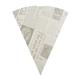 Colpac Biodegradable Newspaper Print Paper Chip Cones 183mm (1000 pack)