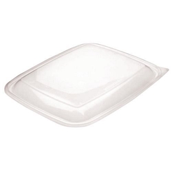 Fastpac Medium Rectangular Food Container Lids 900ml / 32oz (300 Pack)