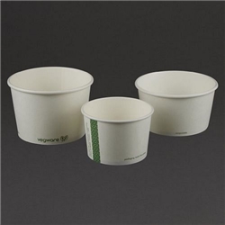 Vegware Compostable Hot Food Pots 230ml / 8oz (1000 pack)