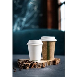 Vegware Hot Cup Lid Moulded Fibre 79-Series (1000 pack)