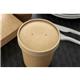Colpac Recyclable Kraft Microwavable Soup Cup Lids 450ml (500 pack)