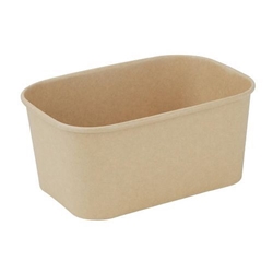 Fiesta Recyclable Rectangular Food Containers 1000ml (300 Pack)