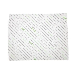 Greaseproof Paper Sheets Fresh and Tasty Print 255 x 203mm (500 pack)