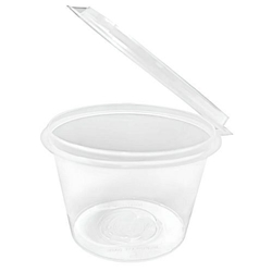 Fiesta Recyclable Portion Pots with Lids 100 l (50 Pack)