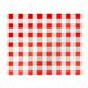 Fiesta Compostable Red Gingham Greaseproof Sheets 380x310mm (Pack 200)