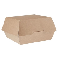 Colpac Compostable Kraft Burger Boxes Large 135mm (250 pack)