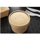 Colpac Recyclable Kraft Microwavable Soup Cup Lids 8oz and 12oz (500 pack)