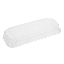 Fiesta Recyclable PET Lids for No. 2 Sushi Trays (300 Pack)