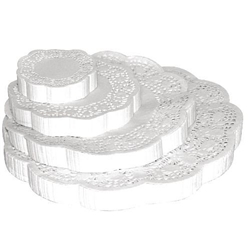 Olympia Round Paper Doilies 240mm (250 pack)