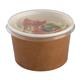 Colpac Recyclable Kraft Salad Pots With Lid Small 700ml (150 pack)