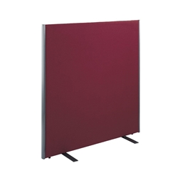 518 - Floor standing fabric screen 1500mm high x 1800mm wide