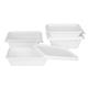 Fiesta Recyclable PET Lids for Bagasse Container Bases (100 Pack)
