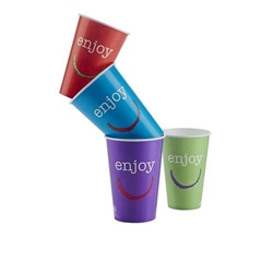 Huhtamaki Enjoy Paper Cold Cups 455ml / 16oz (1000 pack)