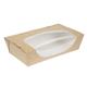 Colpac Recyclable Kraft Tuck-Top Salad Boxes With Window 1000ml (200 pack)